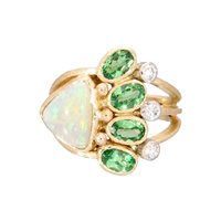 Vicenza - Piazzetta Palladio 2 - Anneau Soprana Femme in Or jaune Opale 3.00 Ct ORME - ORME
